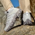 thumbnail image 4 of YOURDIARY Bottes de Randonnée Mi-Hautes en Maille pour Homme, Travail, Plein Air, Randonnée, Backpacking, Alpinisme, Chaussures Légères, Taille, 4 of 9