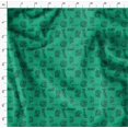 thumbnail image 4 of Soimoi Green Heavy Canvas Fabric Explore The World Text Printed Craft Fabric by the Yard 58 Inch Wide, 4 of 5