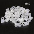 thumbnail image 2 of Unique Bargains 30 Pcs Pinces de Câble en Nylon Type R pour Gestion des Câbles 5.3mm, 2 of 3