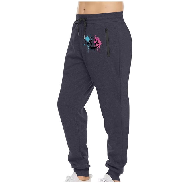 Amzcrzy Sweatpants for Men Men's Sports Pants Tapered Running Exercise Pants Drawstring Running Pants Printed Pants Men's Pants Men's Sweatpants Workout Pants for Men Pants for Men Men's Clothing