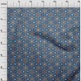 thumbnail image 3 of oneOone Polyester Spandex Blue2 Fabric Asian Suzani Fabric For Sewing Printed Craft Fabric By The Yard 56 Inch Wide, 3 of 5