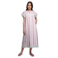 thumbnail image 1 of Moomaya Chemise de Nuit à Manches Courtes pour Femmes, en Coton Imprimé, 1 of 6