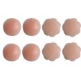 thumbnail image 1 of Youkk 4 Paires de Cache-Seins Réutilisables en Silicone Autocollants Ronds pour Seins et Seins, 1 of 8