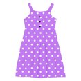 thumbnail image 3 of LOVZFMLL Robe d'Été Décontractée Sans Manches à Col Rond avec Boutons et Poches pour Filles de 2 à 12 Ans, 3 of 6
