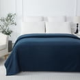 thumbnail image 4 of Mainstays Microfleece Blanket Blue T, 4 of 7