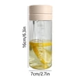 thumbnail image 3 of TopLLC Portable Sports Water Bottle Convenient Clear Material Leak-proof Lightweight And Sturdy Plastic Fruit And Ice Filter Suitable For Outdoor Home Sports Portable Mug, 3 of 8