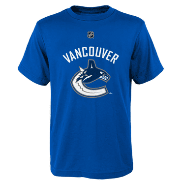 Canucks de Vancouver T-shirt à Manches Courtes avec Logo Principal