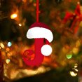 thumbnail image 4 of Fridja 26 Letters Christmas Tree Decoration Pendant, Christmas Tree Ornaments Personalized DIY Christmas Ornaments Christmas Decoration Xmas Tree Hanging Decor (J), 4 of 5