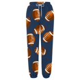 thumbnail image 3 of MKLEKYY Vêtements d'Automne pour Femmes Pantalon de Rugby Imprimé Poches Lâches Sangle Cheville Taille Haute Pantalon de Randonnée Décontracté, 3 of 3