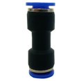 thumbnail image 2 of 2pc 6MM OD Tube Pneumatic Straight Union Connector, Push To Connect Air Fitting, 2 of 9