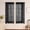Black, variant on Solid Color Sheer Curtains With Double-layered Stereoscopic Butterflys Brooch Accessories Suitable For Home Holiday Parties Or Everyday Decoration