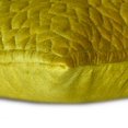 thumbnail image 2 of Decorative Green 16"x16" (40x40 cm) Throw Pillow Covers, Velvet Quilted Throw Pillows For Sofa, Geometric Pattern Modern Style - Chartreuse Liqueur, 2 of 3