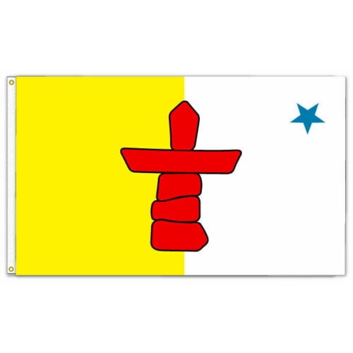 Drapeau du Territoire du Nunavut (3 par 5 Pieds)