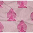 thumbnail image 4 of oneOone Organic Cotton Poplin Twill Fabric Leaves & Tree Block Print Sewing Fabric BTY 42 Inch Wide, 4 of 4