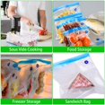 thumbnail image 3 of Bags 30 Reusable Vacuum Food Storage Bags for Sous Vide  3 Sizes Large Sous Vide Bags with Pump, 3 of 7