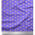 thumbnail image 1 of Soimoi Cotton Poplin Fabric Snail Insects Print Fabric by The Yard 56 Inch Wide, 1 of 3
