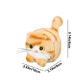 thumbnail image 3 of Pull-String Cat Plush Toy – Wagging Tail for Stress Relief and Interactive Play (Kids and Adults), 3 of 7
