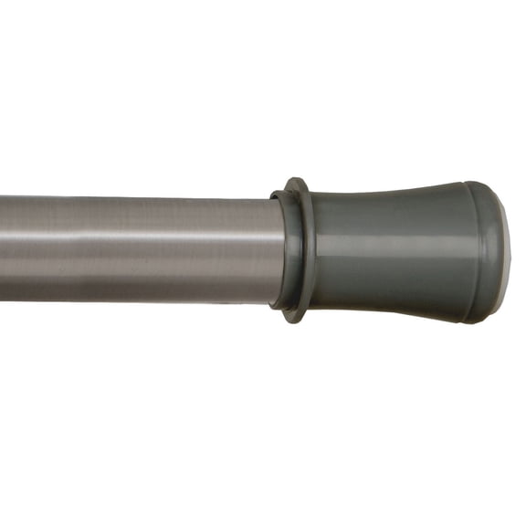 Mainstays Adjustable Tension Shower Curtain Rod, 50" - 86", Brushed Nickel