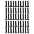 thumbnail image 2 of Screws 50pcs DIN 7985 Steel Pan Head Machine Screw Fully Threaded Black Zinc Plated  Fastener, 2 of 8