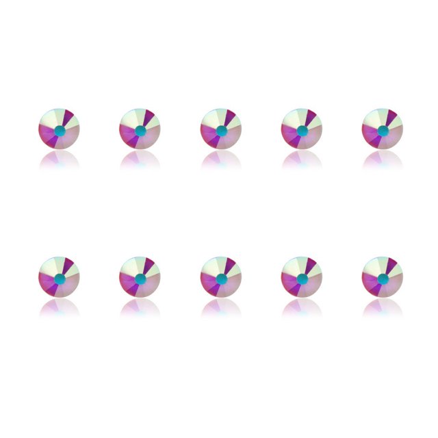 Nail Rhinestones Flat-Bottom Multi-faceted Sides DIY Handcraft Excellent Gloss Manicure Crystal Different Styles Mobile Phone Transparent AB