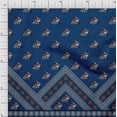 thumbnail image 1 of Soimoi Poly Crepe Fabric Floral Mandala & Elephant Panel Printed Fabric 1 Yard 42 Inch Wide, 1 of 2