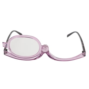 Magnification des verres de maquillage,Magnification de verres cosmétiques Femmes Flip Down Verres cosmétiques Verres de lecture esthétiques construits pour les professionnels