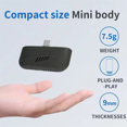 thumbnail image 3 of Blowing Breathing Tester Portable Alcohol Tester Mini Alcohol Detector with Intelligent Interaction Only 7.5g, 3 of 5