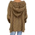 thumbnail image 2 of Innerwin Chandail d'Hiver Chaud pour Femmes Chic à Manches Longues Confortable Café TG, 2 of 6