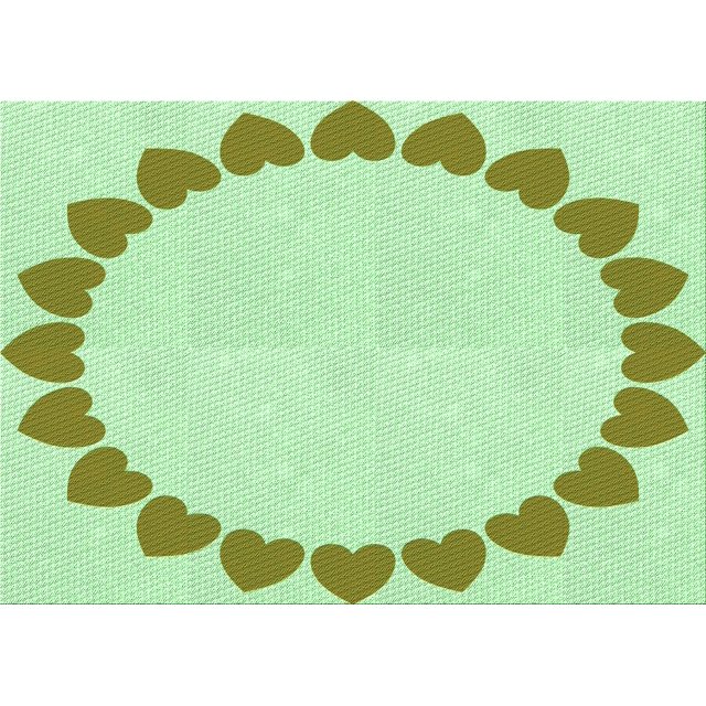 Ahgly Company Machine Washable Indoor Rectangle Transitional Mint Green Area Rugs, 2' x 5'