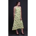 thumbnail image 4 of Bimba Robe Décontractée Longue Dos Nu à Col Licou pour Femmes, Robe de Plage Imprimée - Grand, 4 of 6