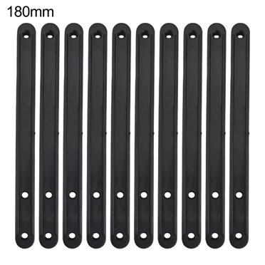 10 Pcs Rail de Tirage en Plastique Coulisses de Tiroir 180/235/298mm Coulisses de Remplacement Rails de Guidage de Garde-Robe
