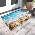 thumbnail image 5 of Coastal Summer Beach Themed Non Floor Rug Mat For Indoor Outdoor Entryway Balcony Bathroom And Front Door Welcome, 5 of 5