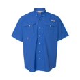 thumbnail image 1 of PFG Bahama II Short Sleeve Shirt, 3X, Vivid Blue, 1 of 8