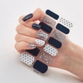 thumbnail image 2 of 15 Styles Semi Cured Gel Nail Stickers Full Nail Required Gel Wraps, 2 of 9