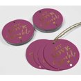 thumbnail image 4 of Inkdotpot Real Gold Foil Let Love Sparkle Wedding Tags Favor Hang Paper Tags 100 Pieces, 4 of 6
