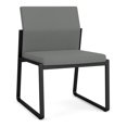 thumbnail image 1 of Fauteuil d'Appoint Sans Accoudoirs pour Réception Gansett / Acier Noir / Gris Pâle, 1 of 5