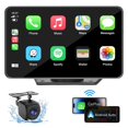 thumbnail image 1 of Capapro 7" HD Portable Carplay Wireless Touch Screen Double Din Car Stereo Compatible Apple Carplay and Android Auto with GPS Navigation, Voice Contr, 1 of 6