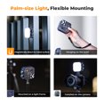 thumbnail image 3 of K&F CONCEPT Lumière Vidéo LED de Poche Magnétique Remplissage LED, 3 of 7