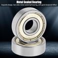 thumbnail image 3 of LAFGUR Metal Sealed Bearing Ball Bearing Deep Groove Ball Bearing, For Machine Tool Plastic Machine, Motor And More, 3 of 8