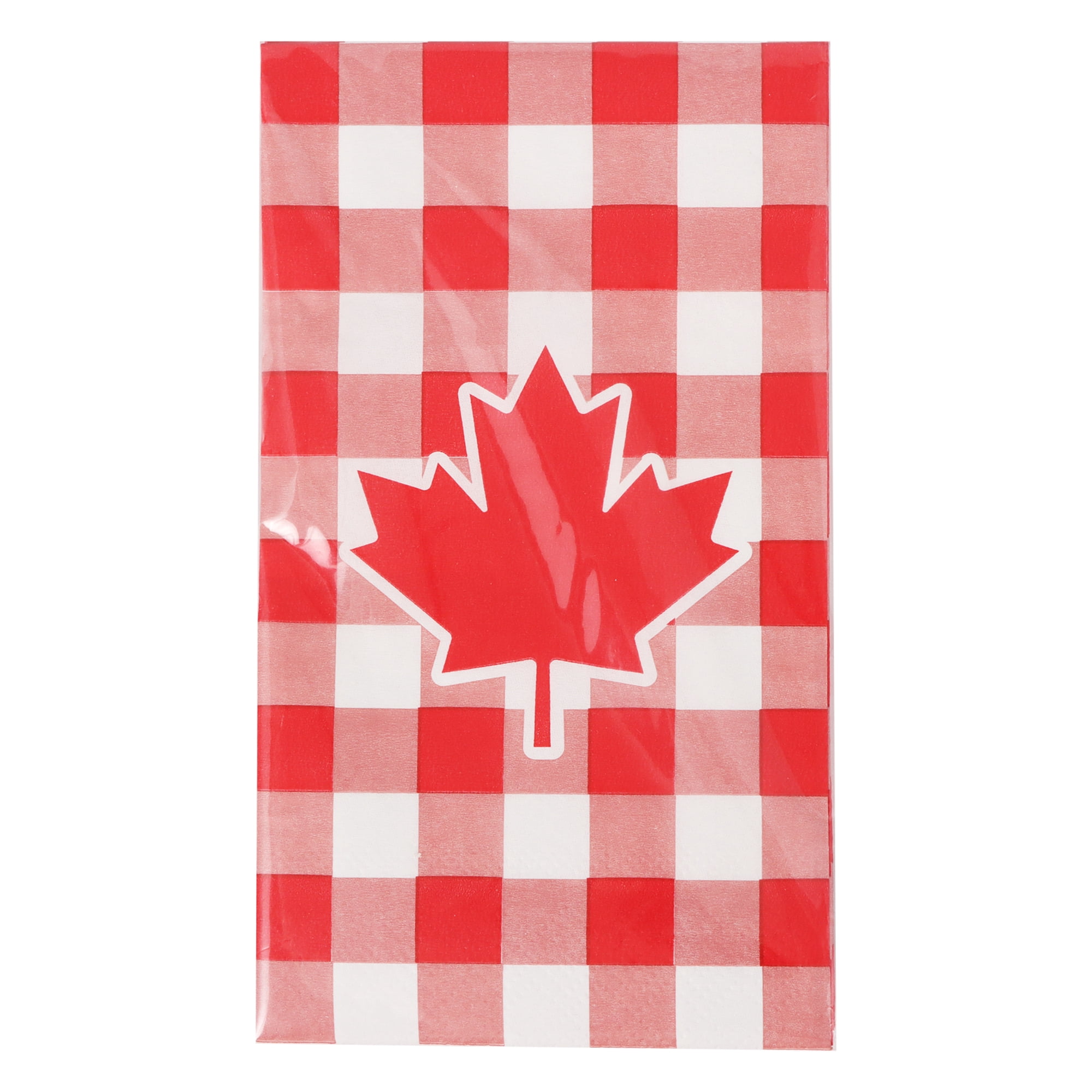 Way to Celebrate! Serviettes de table en papier à carreaux rouges, 20 ct