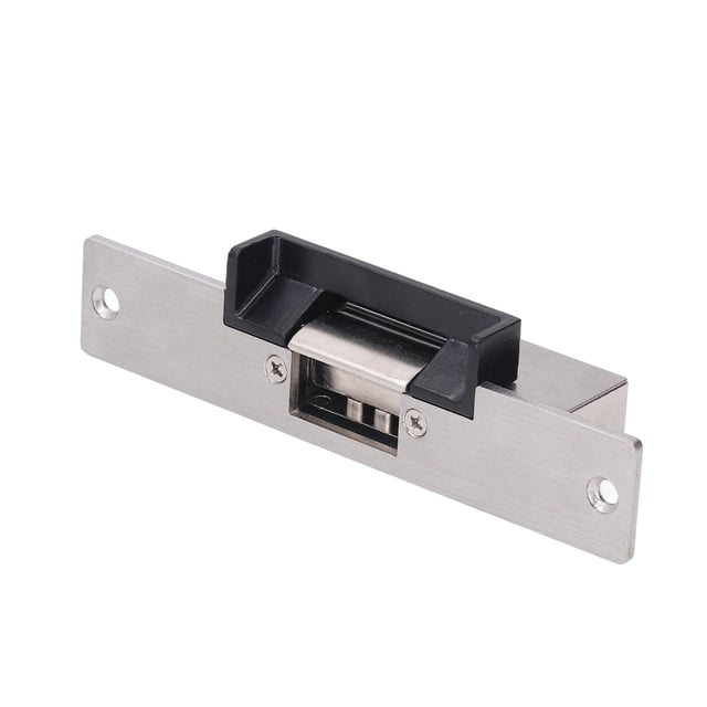 Gâche Électrique, Verrou de Gâche Électrique Sécurisé Largement Compatible en Acier Inoxydable PVC 12V pour Système de Contrôle d'Accès