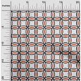 thumbnail image 2 of oneOone Cotton Flex Rust Brown Fabric Geometric Sewing Material Print Fabric By The Yard 40 Inch Wide, 2 of 4