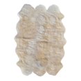 thumbnail image 1 of Natural 676685025944 5 x 6 ft. New Zealand Sexto Sheepskin Rug - Gold, 1 of 2
