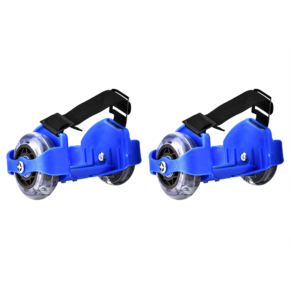 Rolling Fun for Little Ones Flashy Kids' Adjustable Skate Shoes with Heel Wheels