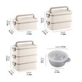 thumbnail image 3 of Hinati Clearance Sale Promotion Single Layer Box Lunchbox for Stackable Containers Airtight Food Storage Containers Dry Food Canisters for Cereal, Dry Food, Flour, Dry Food and Sugar, 3 of 9