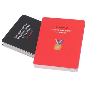 Couple Card Deck, Funny adulte jeu de carte cadeau d'anniversaire Portable unique pour le rassemblement familial pour partenaire