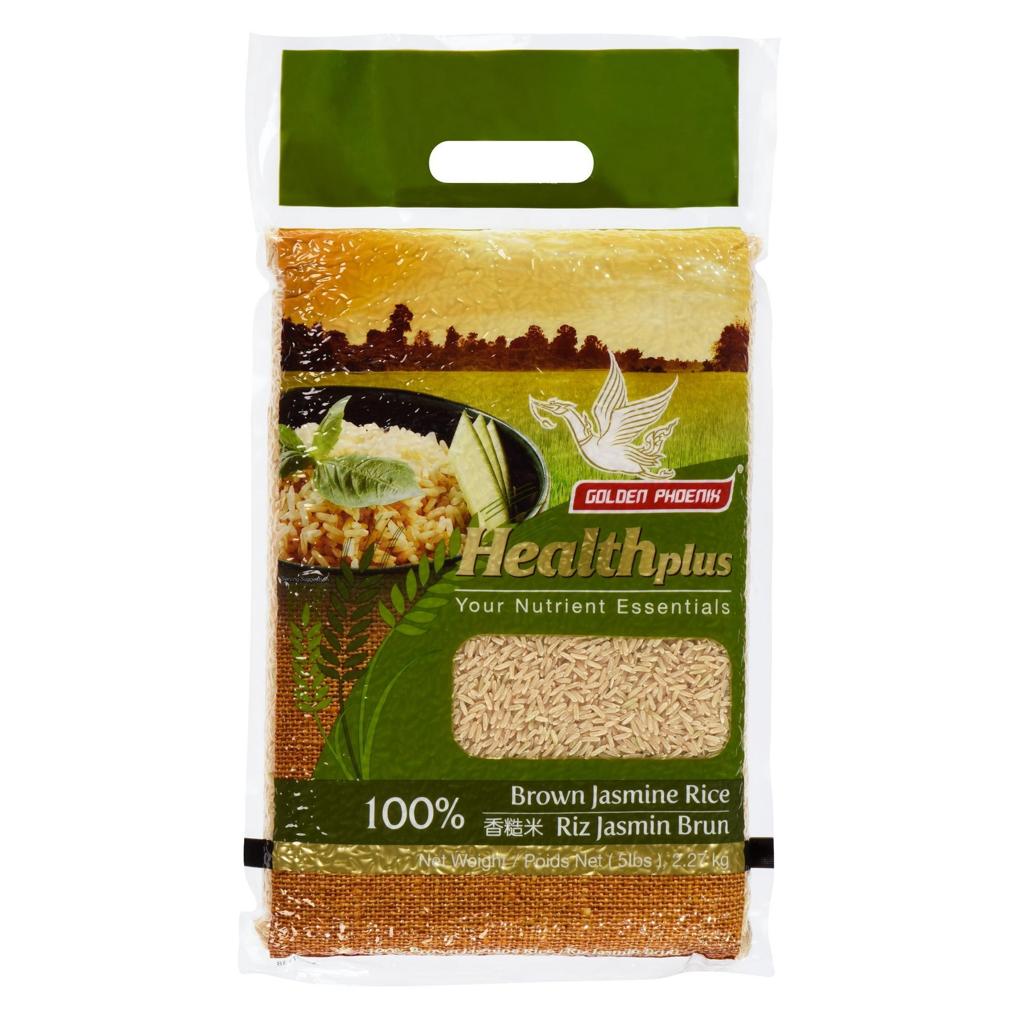 Golden Phoenix 100 % Riz Jasmin Brun 5lb