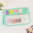 thumbnail image 1 of ZZkhGO Snack Storage Bag Transparent Zipper Bag, Handheld Makeup Bag Portable Waterproof Toiletries Organizer, Clear Travel Cosmetic Pouch for Snacks Makeup Accessories, 1 of 6