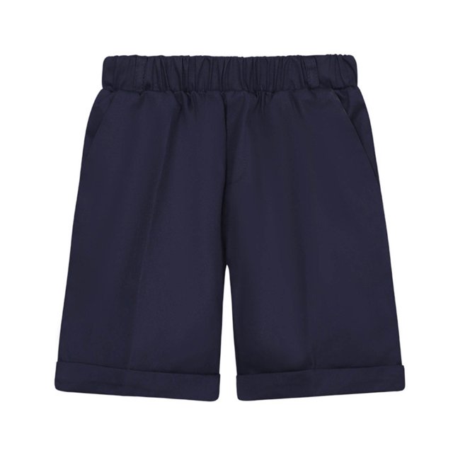 Toddler Boys Dress Shorts Straight Wide Leg Pants Solid Color Pull on Summer Shorts