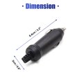 thumbnail image 3 of Unique Bargains 2pcs 12-24V Car Lighter Charger Socket Power Plug Outlet Adapter, 3 of 3
